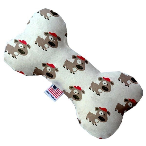 Fresh Pup Canvas Bone Dog Toy 8 in., Mirage Pet Products, Mfr#: 1173-CTYBN8